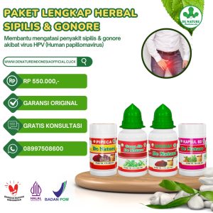 Paket Lengkap Herbal Sipilis & Gonore