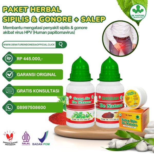 Paket Herbal Sipilis & Gonore + Salep