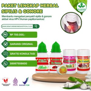 Paket Lengkap Herbal Sipilis & Gonore