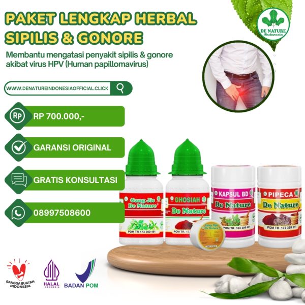 Paket Lengkap Herbal Sipilis & Gonore