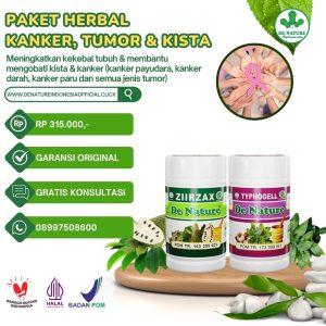 Paket Herbal Kanker, Tumor dan Kista