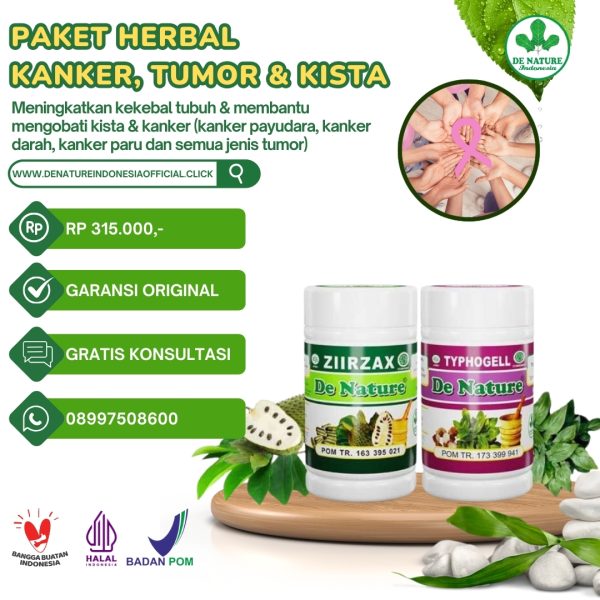 Paket Herbal Kanker, Tumor dan Kista